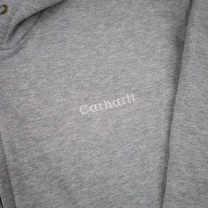 Vintage Carhartt Full Zip Small Spellout Hoodie - L