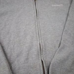 Vintage Carhartt Full Zip Small Spellout Hoodie - L