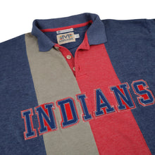 Load image into Gallery viewer, Vintage 90s MLB Mirage Cleveland Indians Spellout Polo - XL