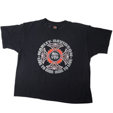 Load image into Gallery viewer, Vintage Y2k Harley Davidson Germany Tribal Flame Art Graphic T Shirt - XXL