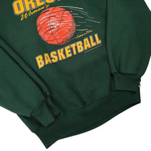 Load image into Gallery viewer, Vintage Russell University of Oregon Ducks Womens Basketball Graphic Sweatshirt - WMNS M