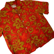 Load image into Gallery viewer, True Vintage 50s Iolani Hapa Jac Bark Cloth Hawaiian Shirt - L