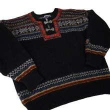 Load image into Gallery viewer, Vintage Dale of Norway Snowflake Design Clasp Sweater - WMNS L