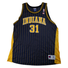 Load image into Gallery viewer, Vintage 90s Champion Indiana Pacers #31 Reggie Miller Pinstripe Jersey - XL