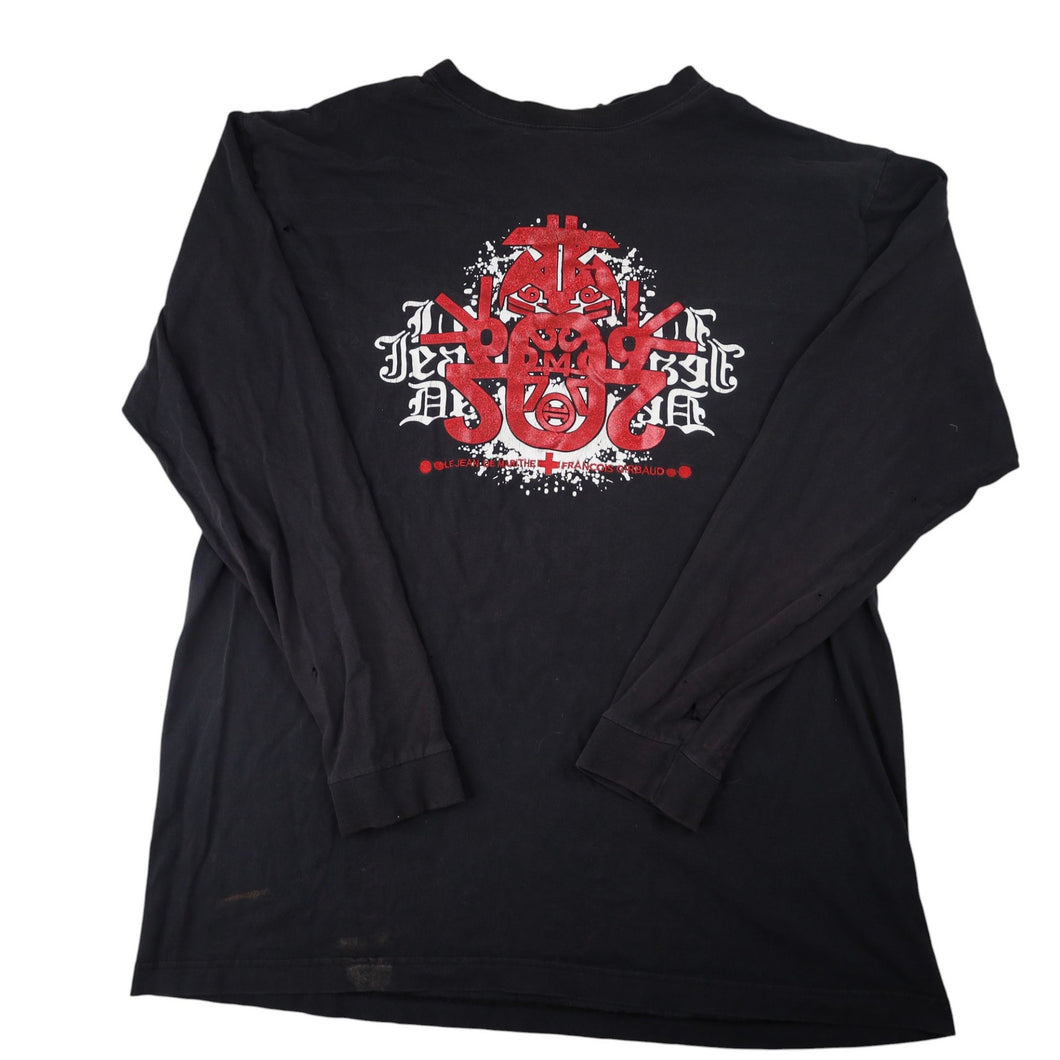 Vintage Y2k Marithe + Francois Girbaud Graffiti Spellout Long Sleeve Shirt - L