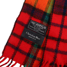 Load image into Gallery viewer, Vintage Christian Dior Plaid Scarf - OS