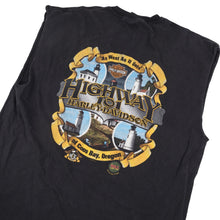 Load image into Gallery viewer, Vintage Y2k Harley Davidson 6th Annual Lighthouse Run Graphic Muscle T - XL