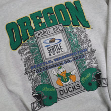 Load image into Gallery viewer, Vintage 2002 Univeristy of Oregon Seattle Bowl Graphic Sweatshirt - L