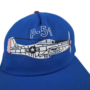 Vintage P-51 Mustang Graphic Trucker Hat - OS