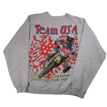 Load image into Gallery viewer, Vintage 1995 Team USA Enduro Racing Graphic Sweatshirt - XL