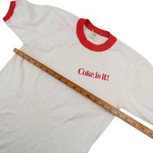 Load image into Gallery viewer, True Vintage Velva Sheen &quot;Coke is It!&quot; Ringer T Shirt - M
