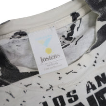 Load image into Gallery viewer, Vintage Los Angeles Raiders All Over Print Graphic T Shirt - M