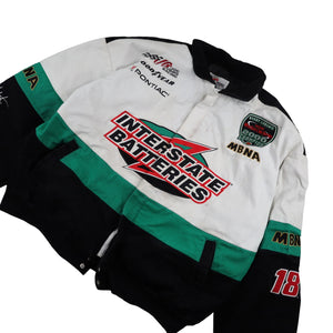 Vintage Chase Authentics Interstate Batteries Nascar Racing Jacket - XL