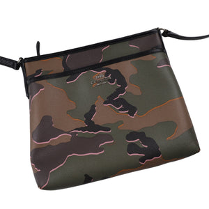 Coach Camo Leather Side Bag - OS