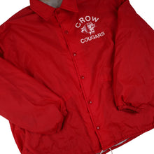Load image into Gallery viewer, Vintage Playjac Crow Cougars Highschool Light Jacket - XL