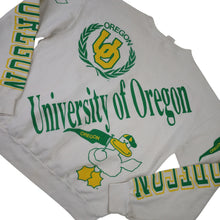 Load image into Gallery viewer, Vintage Majestic University of Oregon Ducks All Over Print Graphic Sweatshirt - L