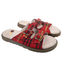 Load image into Gallery viewer, Dr. Martens Adalia Tartan Plaid Buckle Strap Sandals  - W10