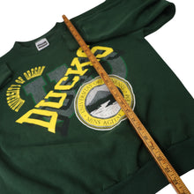 Load image into Gallery viewer, Vintage 90s University of Oregon Ducks Graphic Crewneck Sweatshirt - L