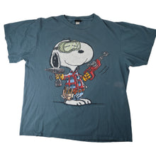 Load image into Gallery viewer, Vintage Peanuts Snoopy "Real Dogs Don't Need Instructions" Graphic T Shirt - XL