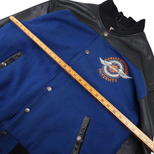 Load image into Gallery viewer, Vintage Harley Davidson University Big Logo Embroidered Letterman Jacket - 3XL