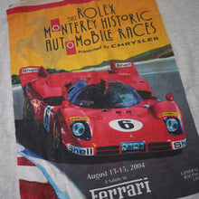 Load image into Gallery viewer, Vintage Rolex Ferrari Monterey Historic Races Graphic T Shirt - XL