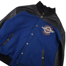 Load image into Gallery viewer, Vintage Harley Davidson University Big Logo Embroidered Letterman Jacket - 3XL