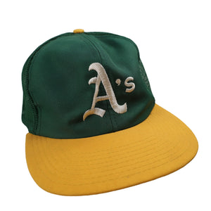 Vintage Oakland Athletics Mesh Snapback Hat - OS