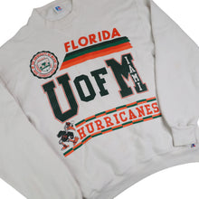 Load image into Gallery viewer, Vintage Russell University of Miami Hurricanes Graphic Sweatshirt