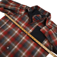 Load image into Gallery viewer, Pendleton Shadow Plaid Polyfill Quilted Wool Shirt Jacket - M