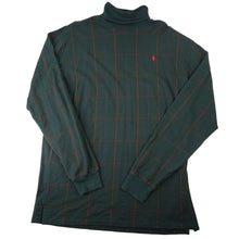 Load image into Gallery viewer, Vintage Polo Ralph Lauren Grid Pattern Turtle Neck Shirt - L