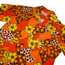 Load image into Gallery viewer, True Vintage Sears Hawaiian Fashions Bark Cloth Floral Shirt - L