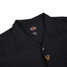 Load image into Gallery viewer, Vintage Harley Davidson x Tori Richards Embroidered V Twin Silk Shirt - XL