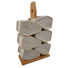 Load image into Gallery viewer, Vintage MCM Rodolfo Padilla Signed Stoneware Kokopelli Stackable Mug Set - OS