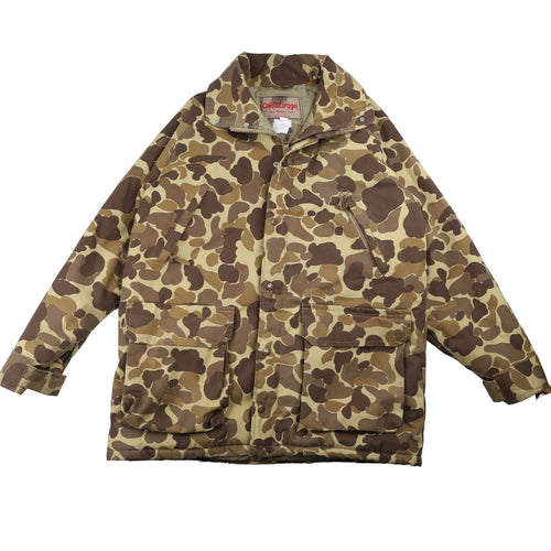 Vintage Cold Storage Quilted Canvas Duck Camo Jacket - M