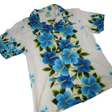 Load image into Gallery viewer, True Vintage Ui-Maikai Floral Bark Cloth Hawaiian Shirt - M