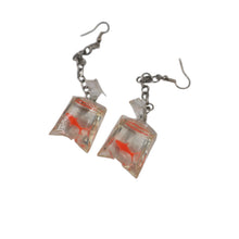 Load image into Gallery viewer, Vintage Gold Fish Earrings