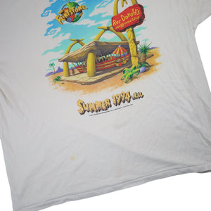 Vintage 1994 McDonalds x Flintstones Movie Graphic T Shirt - L