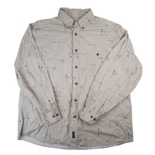 Load image into Gallery viewer, NWT Vintage Woolrich Allover Fishing Rod Button Up Shirt - XL