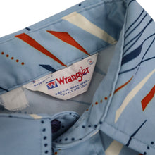 Load image into Gallery viewer, Vintage Wrangler MCM Design Polyester Pearl Snap Shirt - M