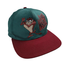 Load image into Gallery viewer, Vintage Looney Tunes Taz "More Muscle to Hustle" Snapback Hat.