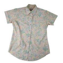Load image into Gallery viewer, Vintage H Bar C Ranchwear Allover Cockatoo Print Pearl Snap Down Shirt