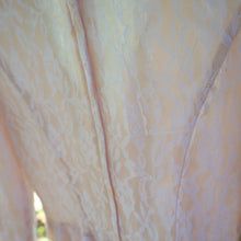 Load image into Gallery viewer, Vintage Gunne Sax  by Jessica McClintock Lace Over Pink Statin Dress - WMNS 9/10