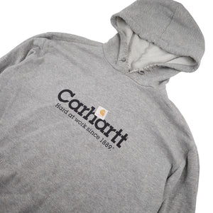 Vintage Carhartt Classic Spellout Hoodie - L