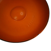 Load image into Gallery viewer, Vintage Descoware Cast Iron Enamel Flame Orange Ombre Dutch Oven - OS