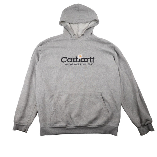 Vintage Carhartt Classic Spellout Hoodie - L