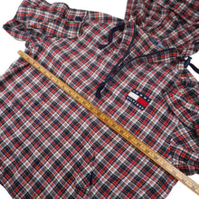 Load image into Gallery viewer, Vintage 90S Tommy Hilfiger Plaid Pullover Hoodie - M