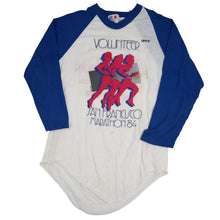 Load image into Gallery viewer, Vintage 1984 Levis San Francisco Marathon Volunteer Baseball Tee - M