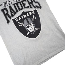 Load image into Gallery viewer, Vintage 90s Starter Los Angeles Raiders Spellout Graphic Shirt - S