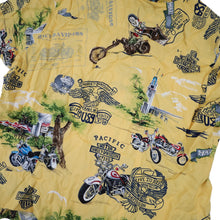 Load image into Gallery viewer, Vintage Harley Davidson Silk Hawaiian Shirt - WMNS L