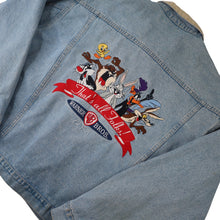 Load image into Gallery viewer, Vintage Looney Tunes "Thats all Folks" Denim Jacket - L